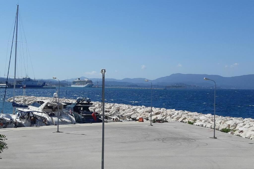 Mouragia Seaside Ground Floor Studio Corfu  외부 사진